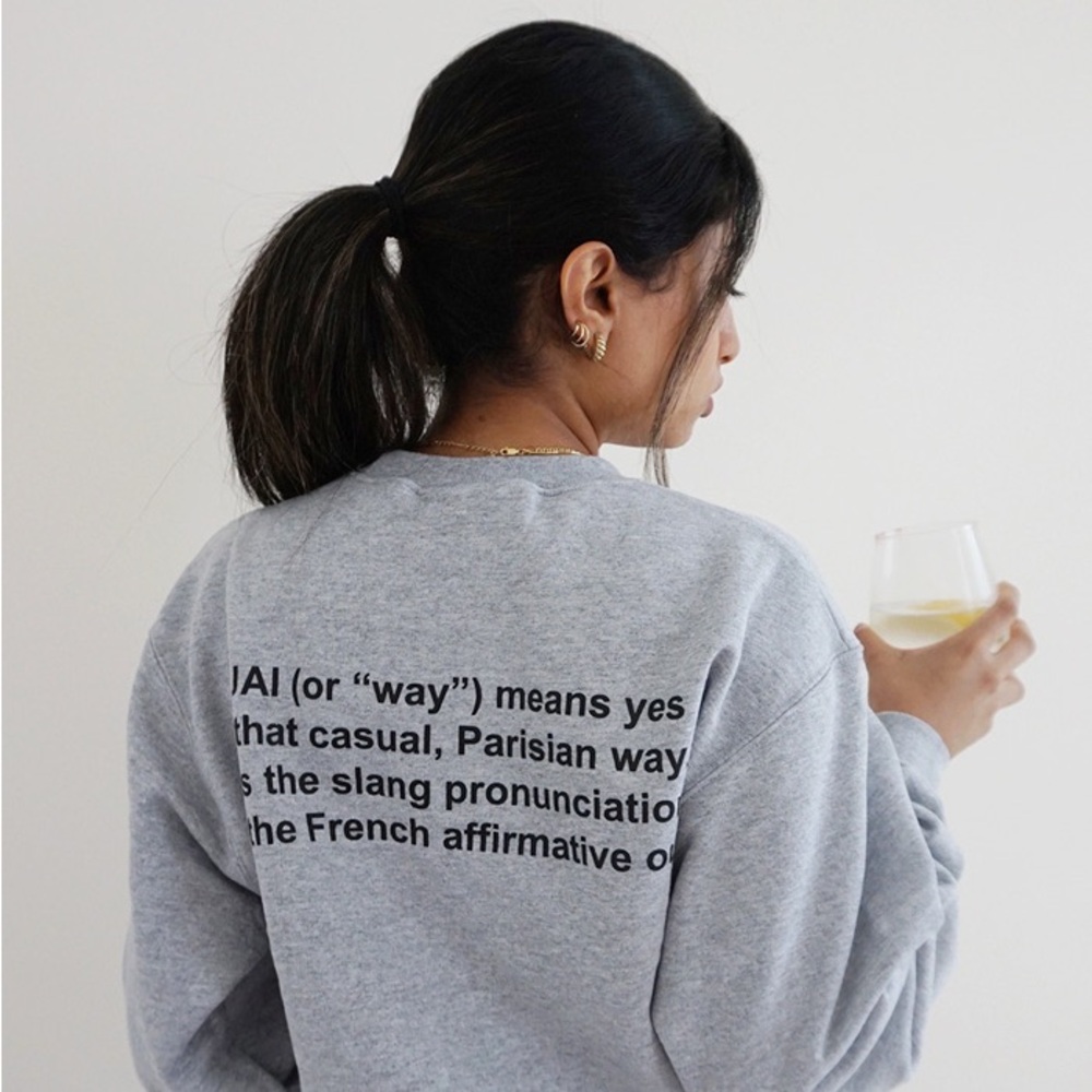 OUAI Champion Crewneck Sweatshirt
